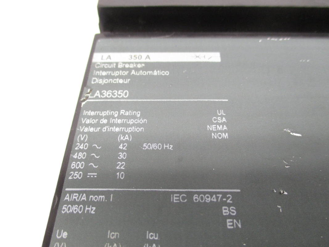 SQUARE D LA36350 600V 350A NSNP