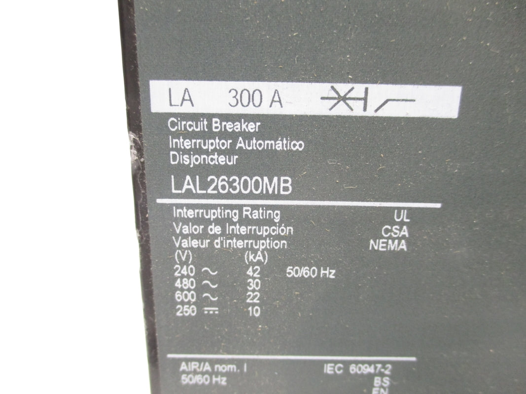 SQUARE D LAL26300MB 600V 300A NSNP