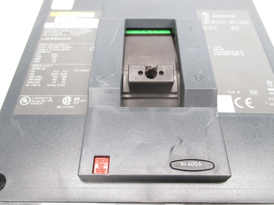 SQUARE D LJA36400U33X 600V 400A (AS PICTURED) NSNP