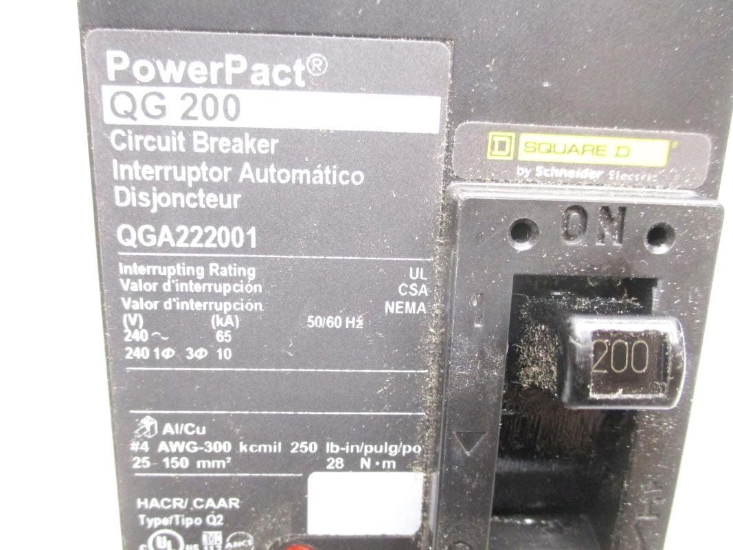 SQUARE D QGA222001 240V 200A NSNP