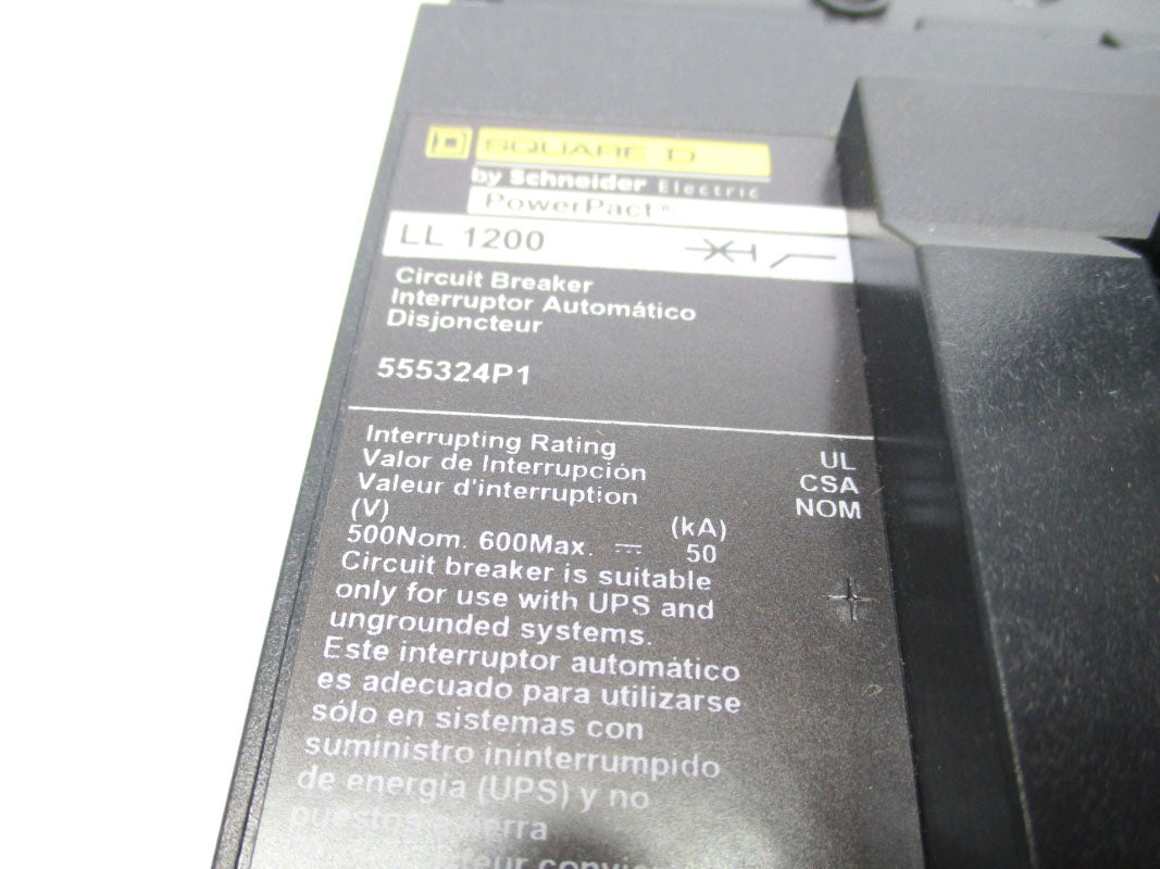 SQUARE D 555324P1 600V 400A NSNP