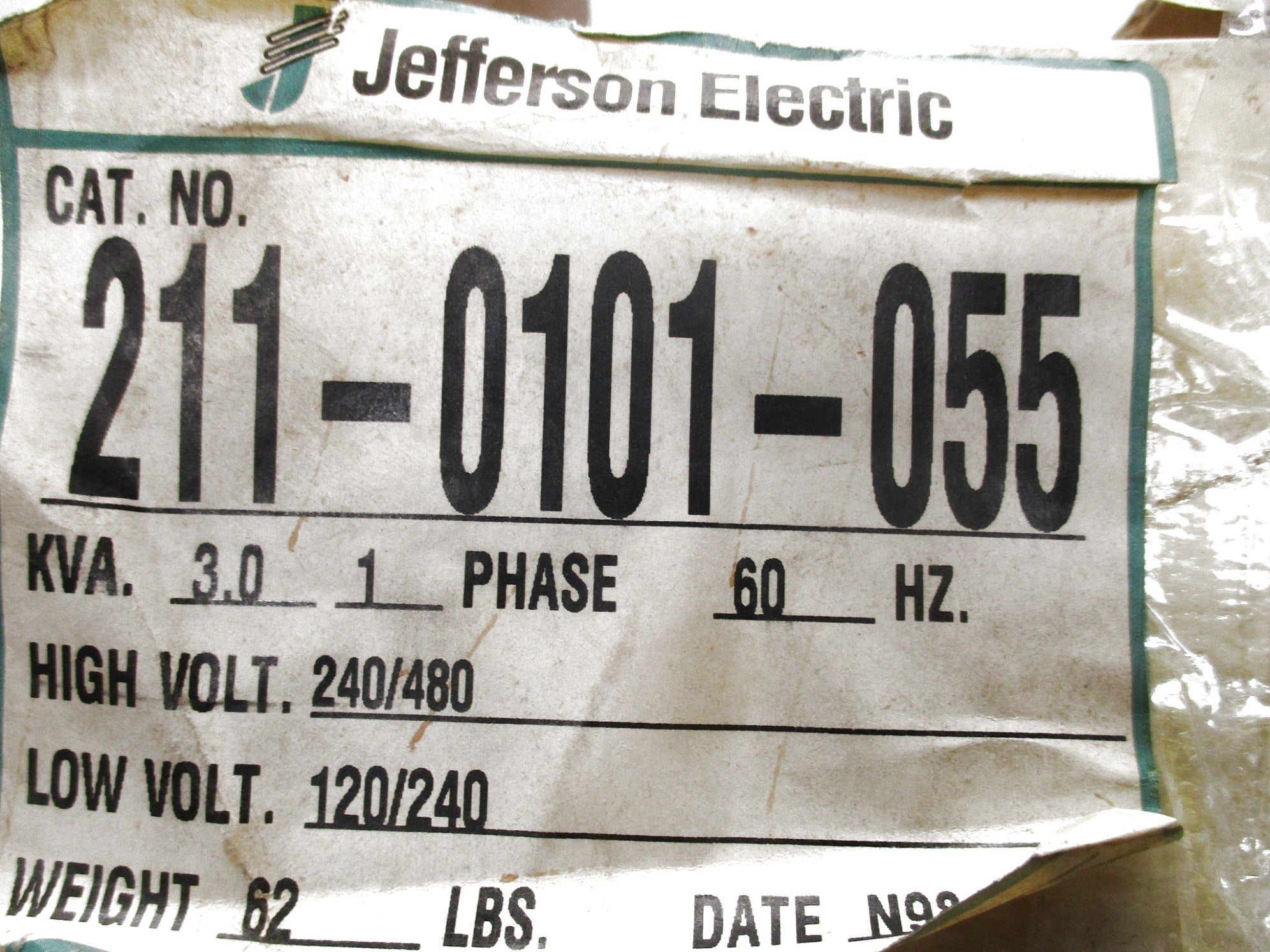 JEFFERSON ELECTRIC 211-0101-055 (AS PICTURED) NSMP
