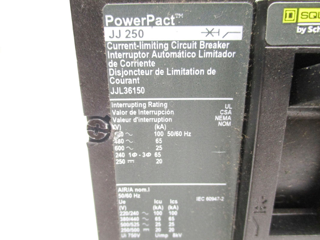 SQUARE D JJL36150 600V 150A (AS PICTURED) NSNP