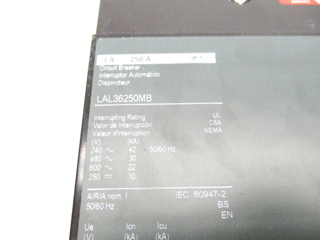 SQUARE D LAL36250MB 600V 250A NSNP