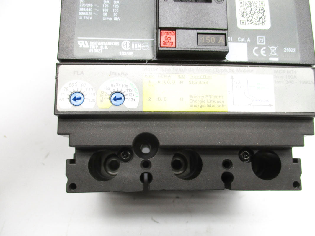 SQUARE D HLL36150M74 600V 150A NSNP