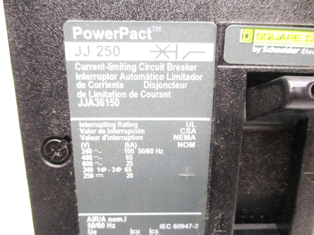 SQUARE D JJA36150 600V 150A NSNP