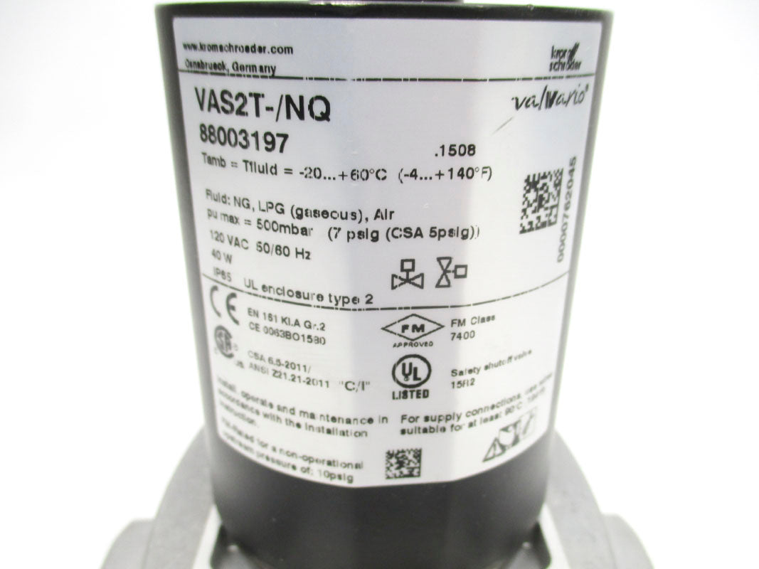 KROM SCHROEDER VAS2T-/NQ 88003197 120VAC 7PSIG NSNP
