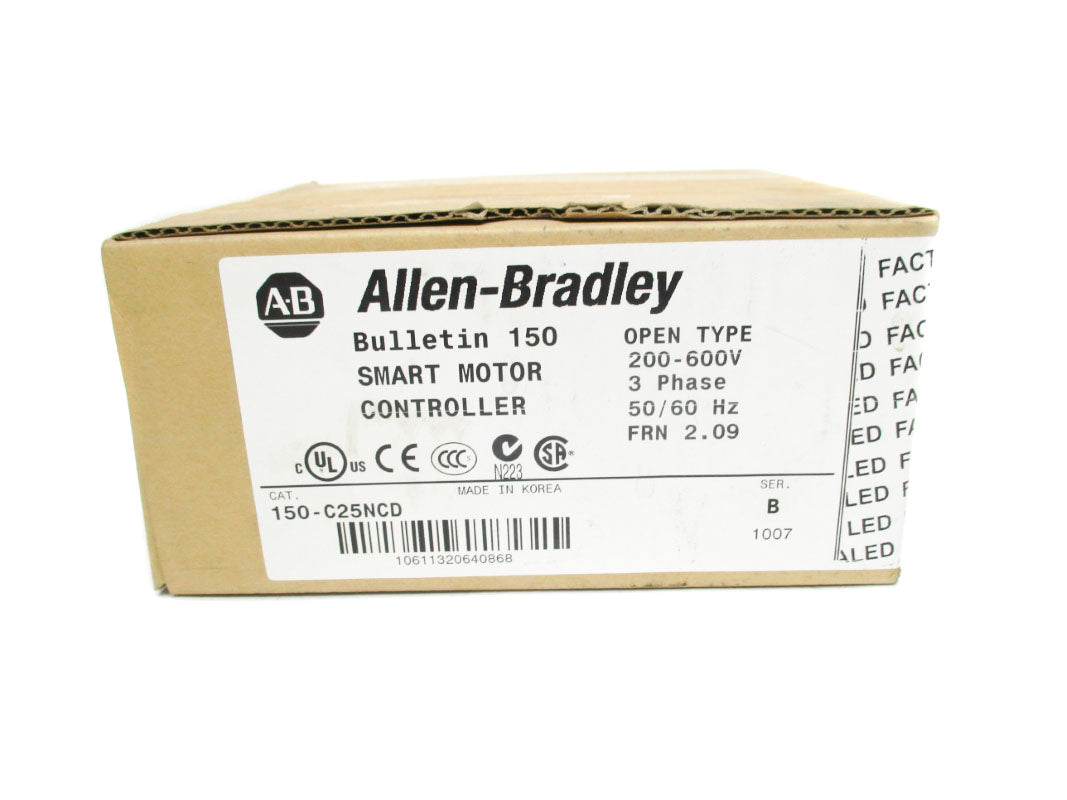 ALLEN BRADLEY 150-C25NCD SER. B 600V F/W 2.09  NSFS