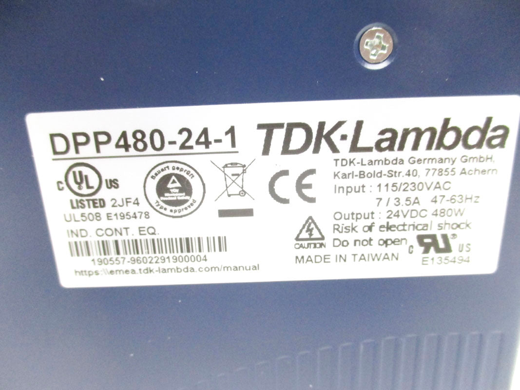 TDK-LAMBDA DPP480-24-1 115/230VAC 7/3.5A NSMP