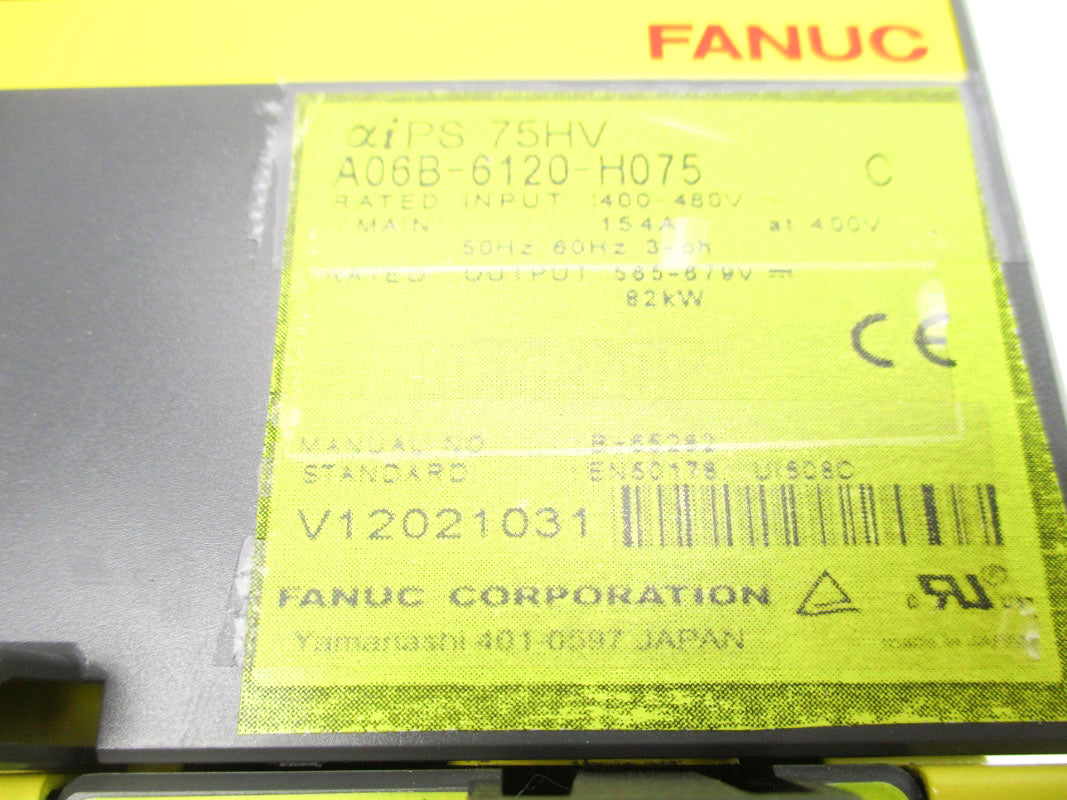 FANUC A06B-6120-H075 400-480v 154A UNMP