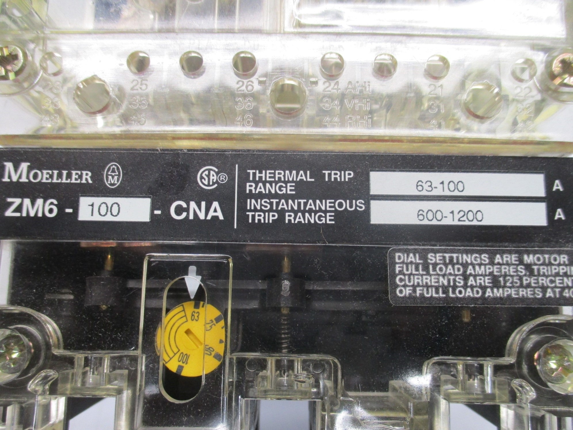 KLOCKNER MOELLER NZMH6-100/ZM6-100-CNA NSMP