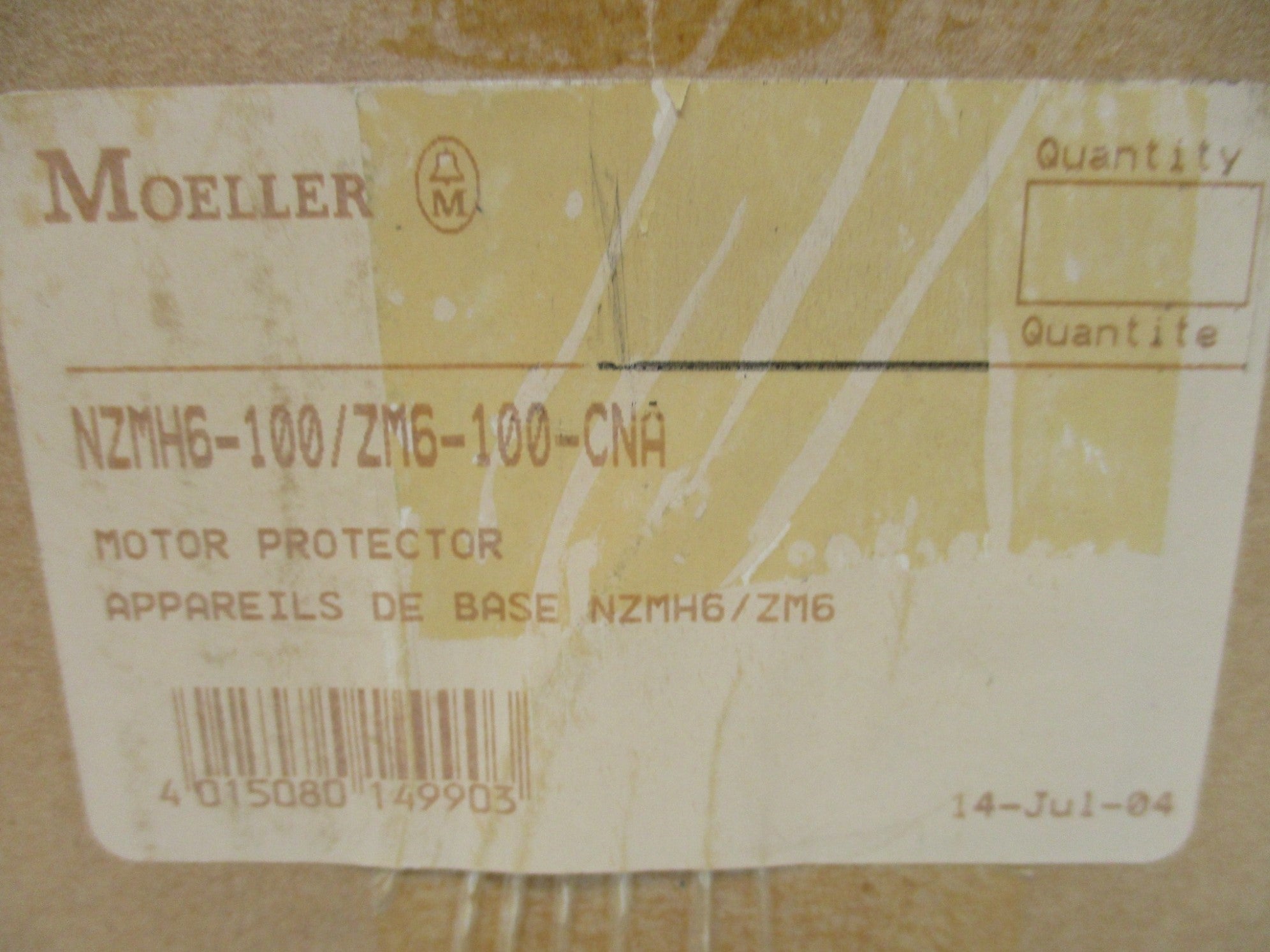 KLOCKNER MOELLER NZMH6-100/ZM6-100-CNA NSMP