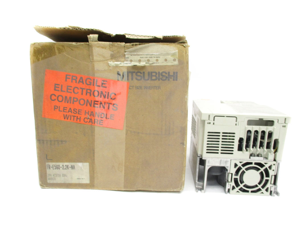 MITSUBISHI FR-E560-2.2K-NA 575VAC 6.9A NSMP