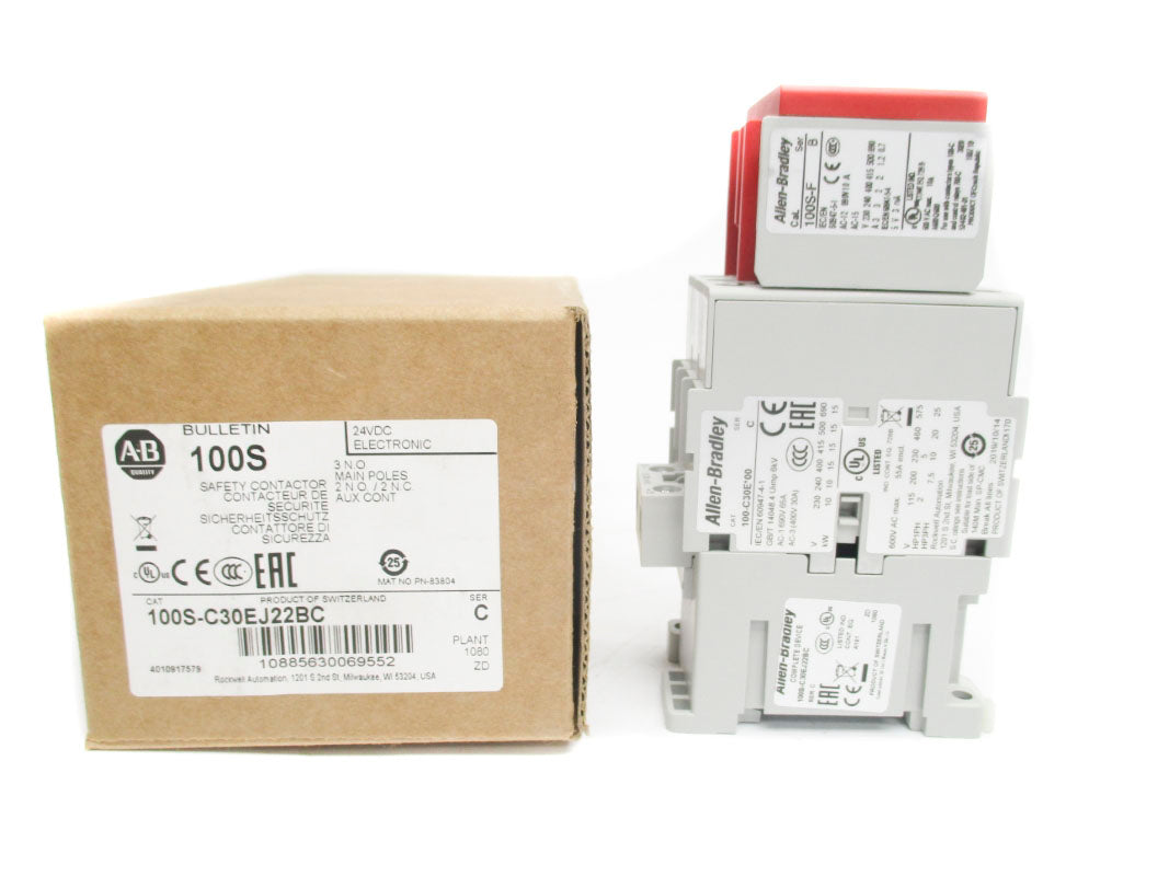 ALLEN BRADLEY 100S-C30EJ22BC SER. C 24VDC 65A (BR/WH) NSMP