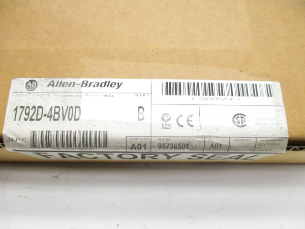 ALLEN BRADLEY 1792D-4BV0D SER. B DATE: 2008 NSFS