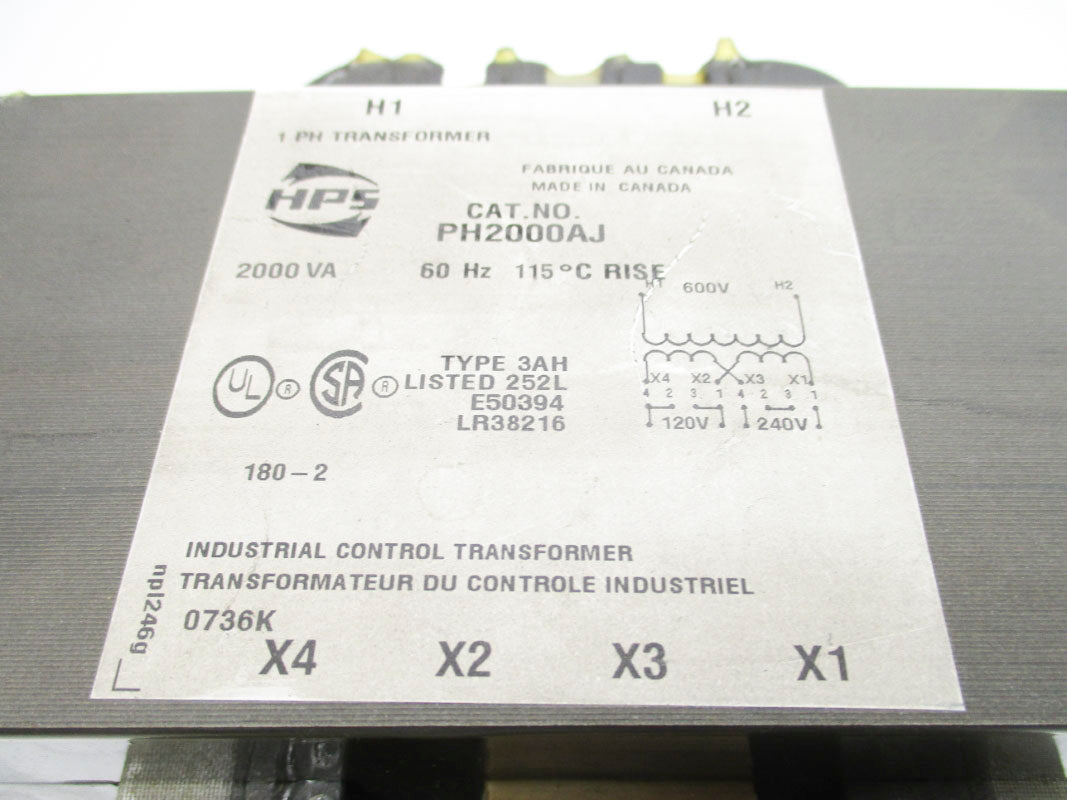 HAMMOND POWER SOLUTIONS PH2000AJ 600V NSMP