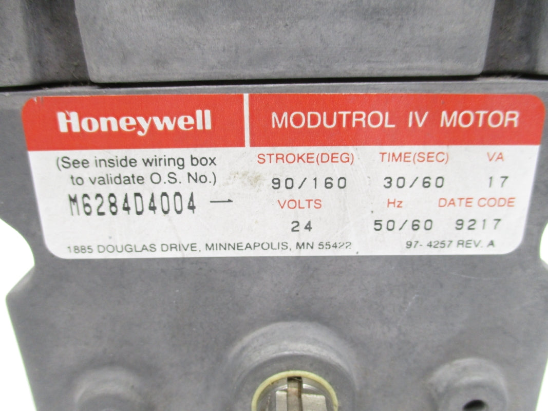 HONEYWELL M6284D4004 24V 30-60S NSMP