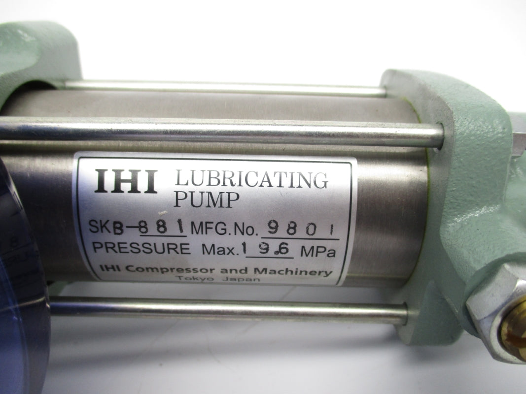 IHI COMPRESSOR AND MACHINER YSKB-881 19.6MPA NSNP