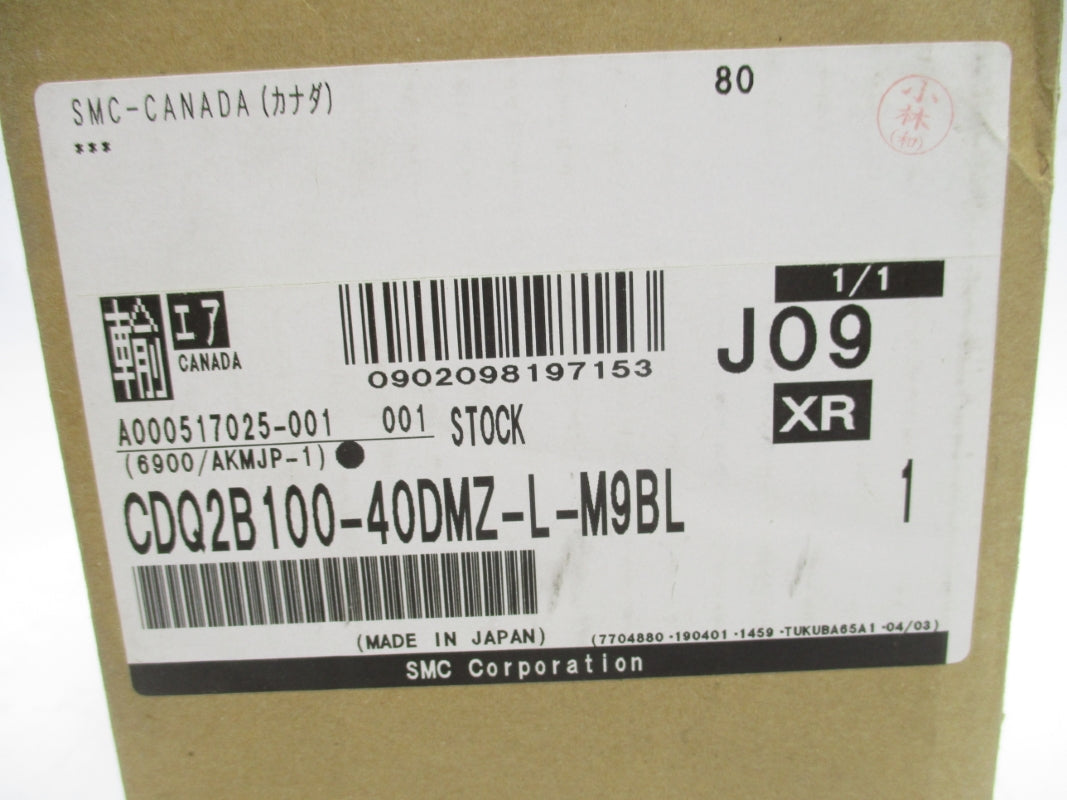 SMC CDQ2B100-40DMZ-L-M9BL NSFS