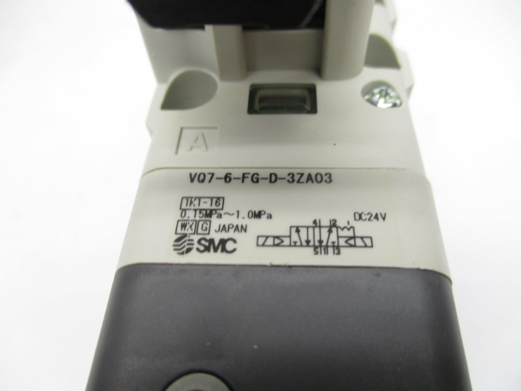 SMC VQ7-6-FG-D-3ZA03 24VDC .15-1.0MPA (AS PICTURED) NSNP