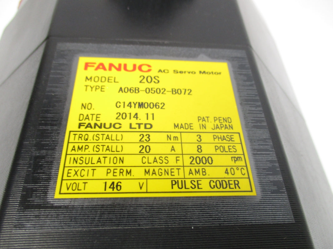FANUC A06B-0502-B072 146V 20A NSNP