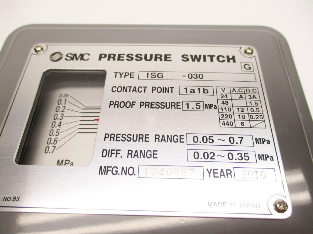 SMC ISG120-030 440V .05-.7MPA NSMP