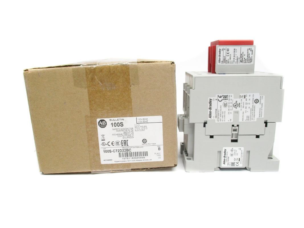 ALLEN BRADLEY 100S-C72D22BC SER. B 110-120V (BR/WH) NSMP