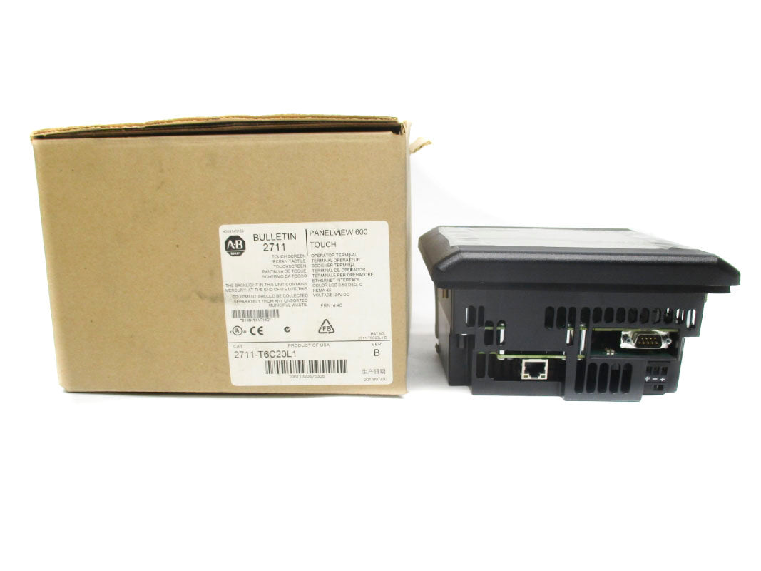 ALLEN BRADLEY 2711-T6C20L1 SER. B F/W 4.48 24VDC NSMP