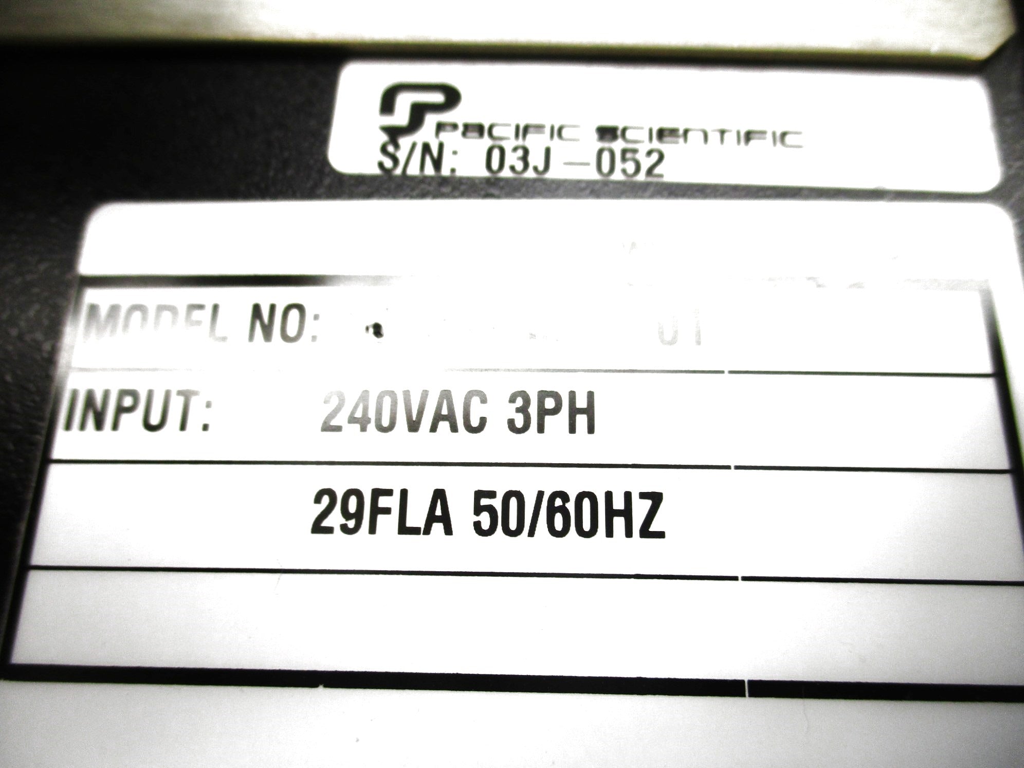 PACIFIC SCIENTIFIC SC905-001-01 NSNP