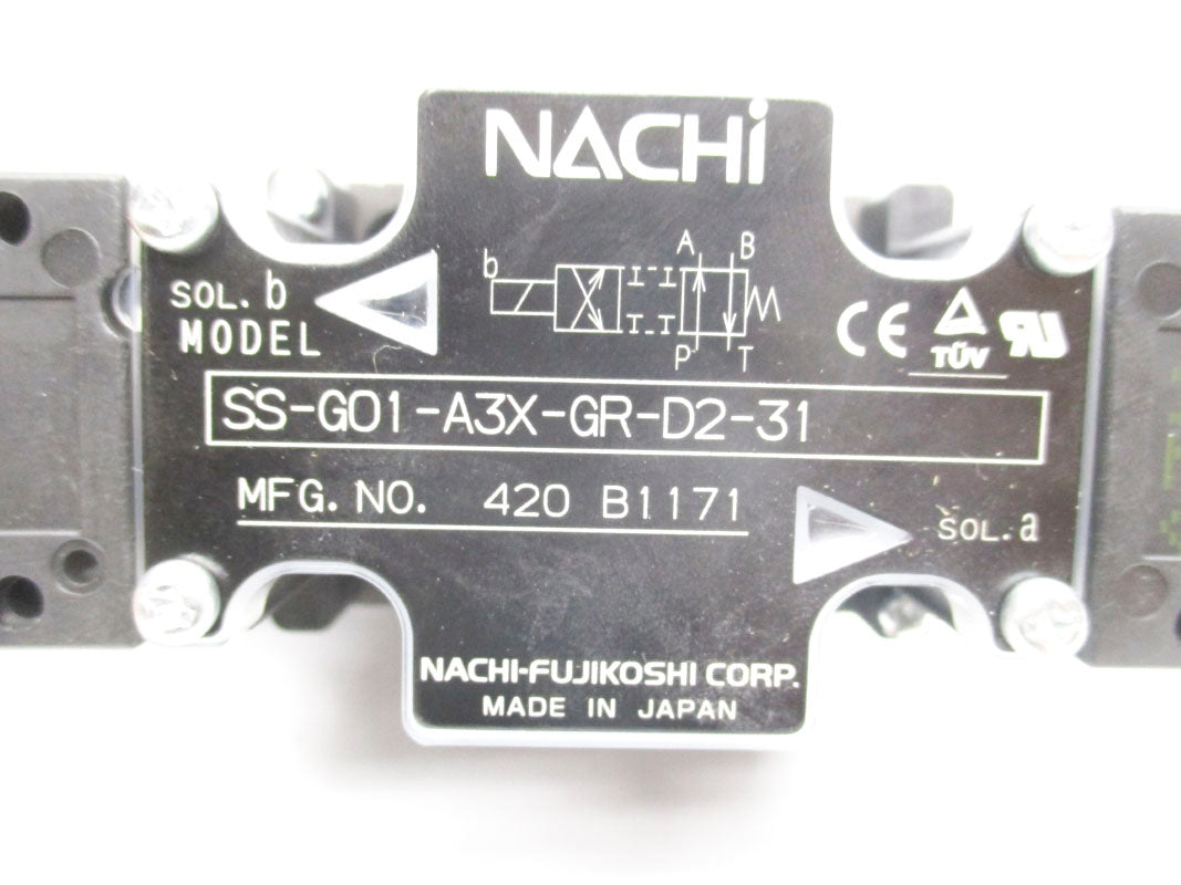 NACHI SS-G01-A3X-GR-D2-31 420B1171 24VDC NSNP