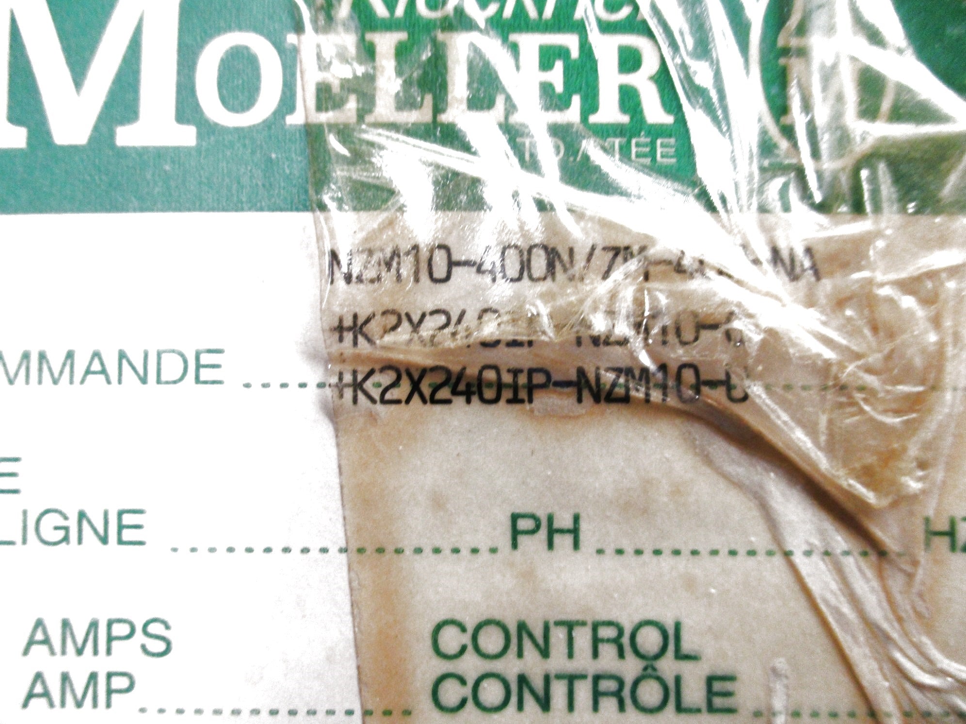 KONKLER MOELLER NZM10-400N-NA NSMP