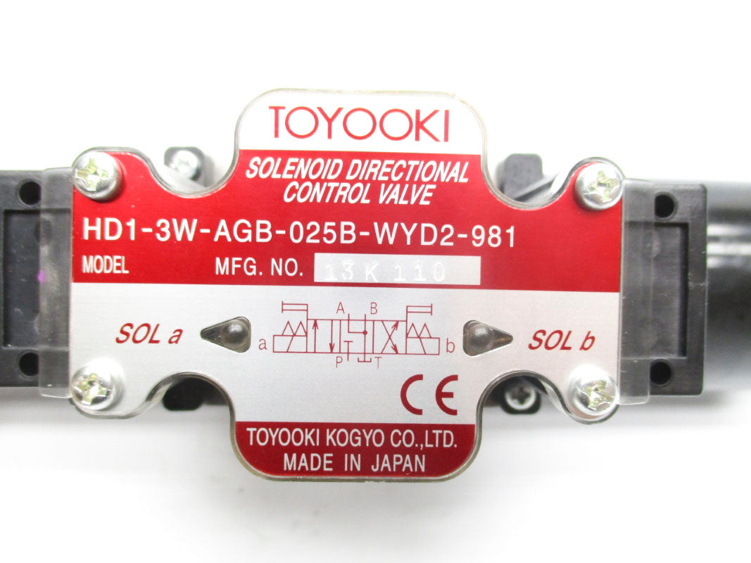 TOYOOKI HD1-3W-AGB-025B-WYD2-981 NSNP