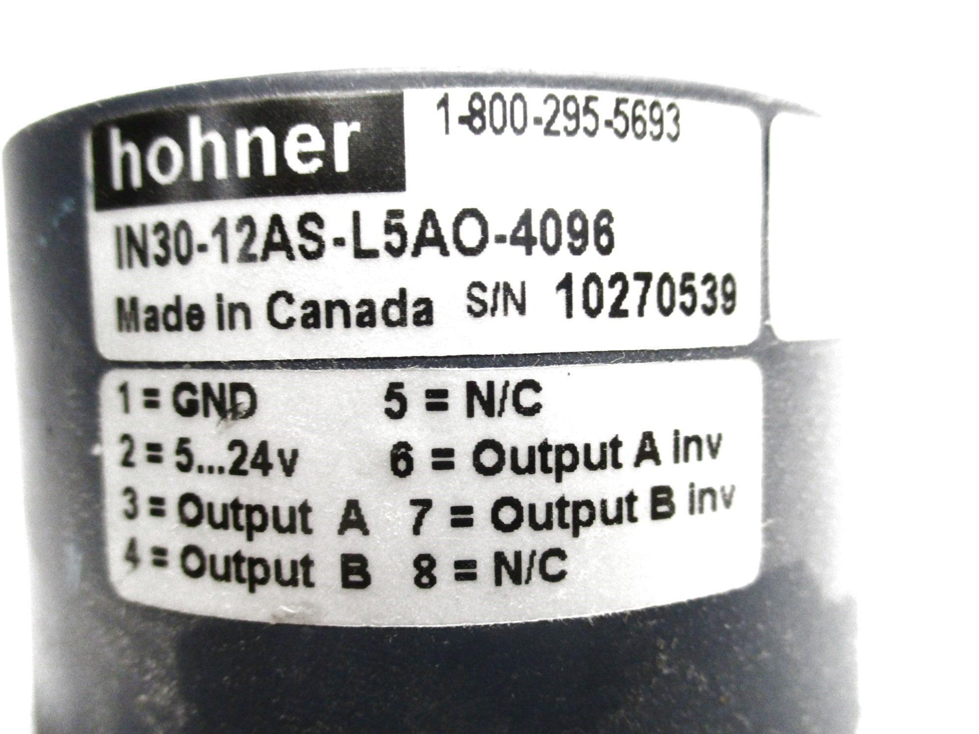 HOHNER IN30-12AS-L5AO-4096 UNMP