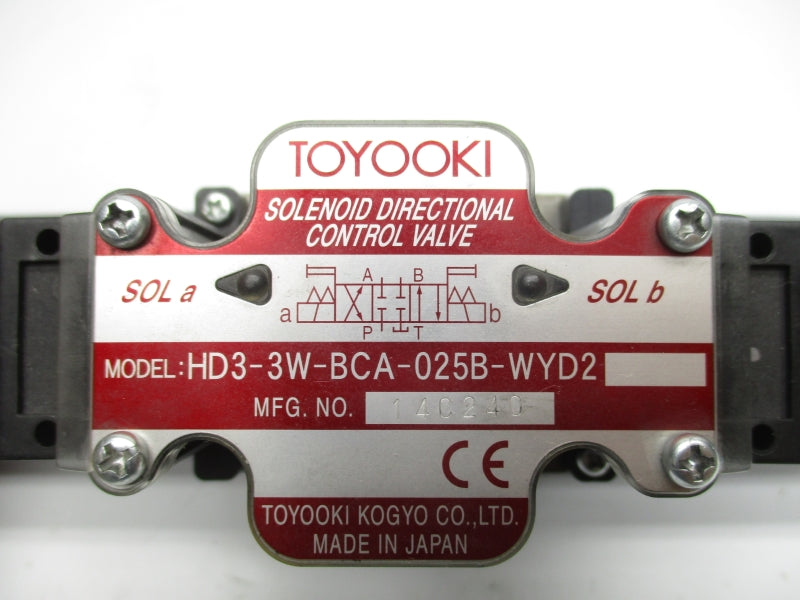 TOYOOKI HD3-3W-BCA-025B-WYD2 24VDC NSNP