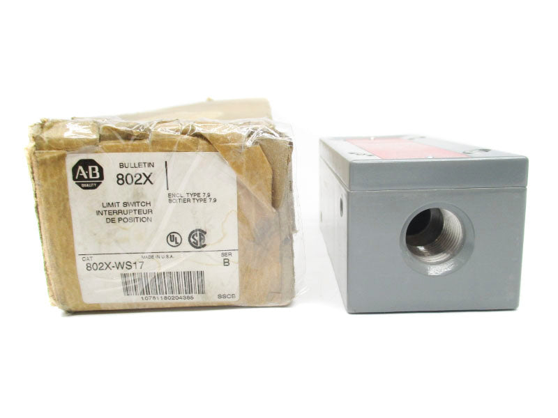 ALLEN BRADLEY 802X-WS17 SER. B 120-600VAC 60A NSMP