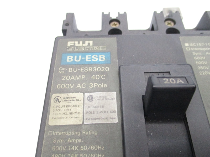 FUJI ELECTRIC BU-ESB3020 600VAC 20A UNMP