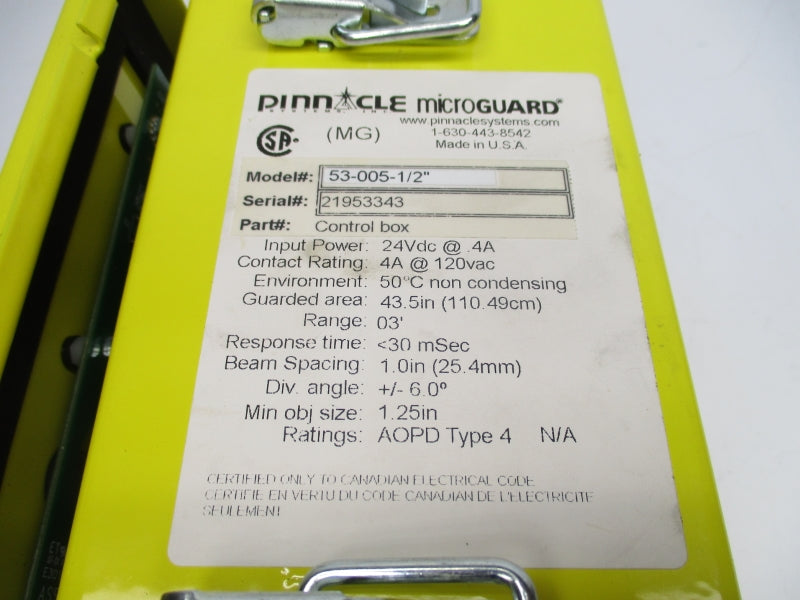 PINNACLE 53-005-1/2" 24VDC 4A NSNP