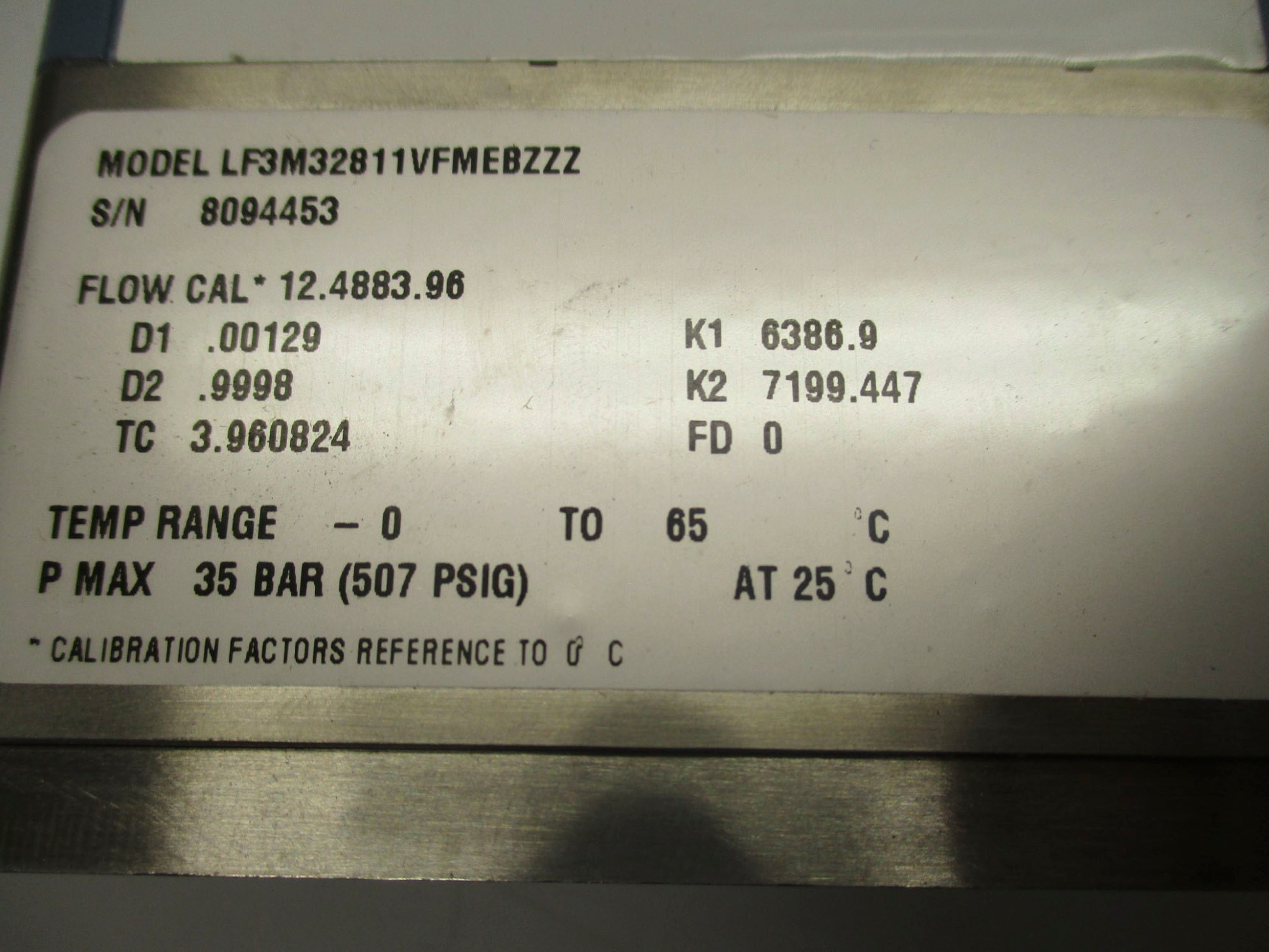 MICROMOTION LF3M32811VFMEBZZZ NSNP