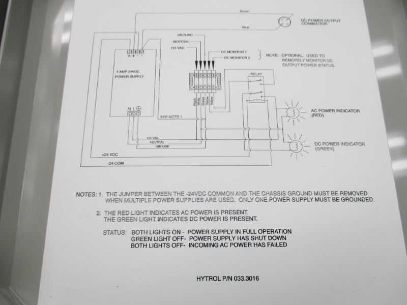HYTROL 033.3016 115/230VAC 1/2.1A NSNP