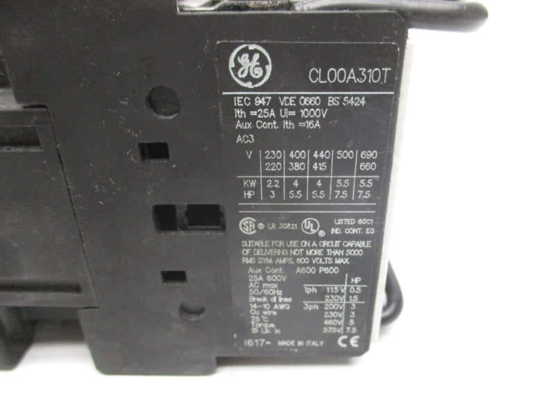 GENERAL ELECTRIC LAR00AJ 110-120V NSMP