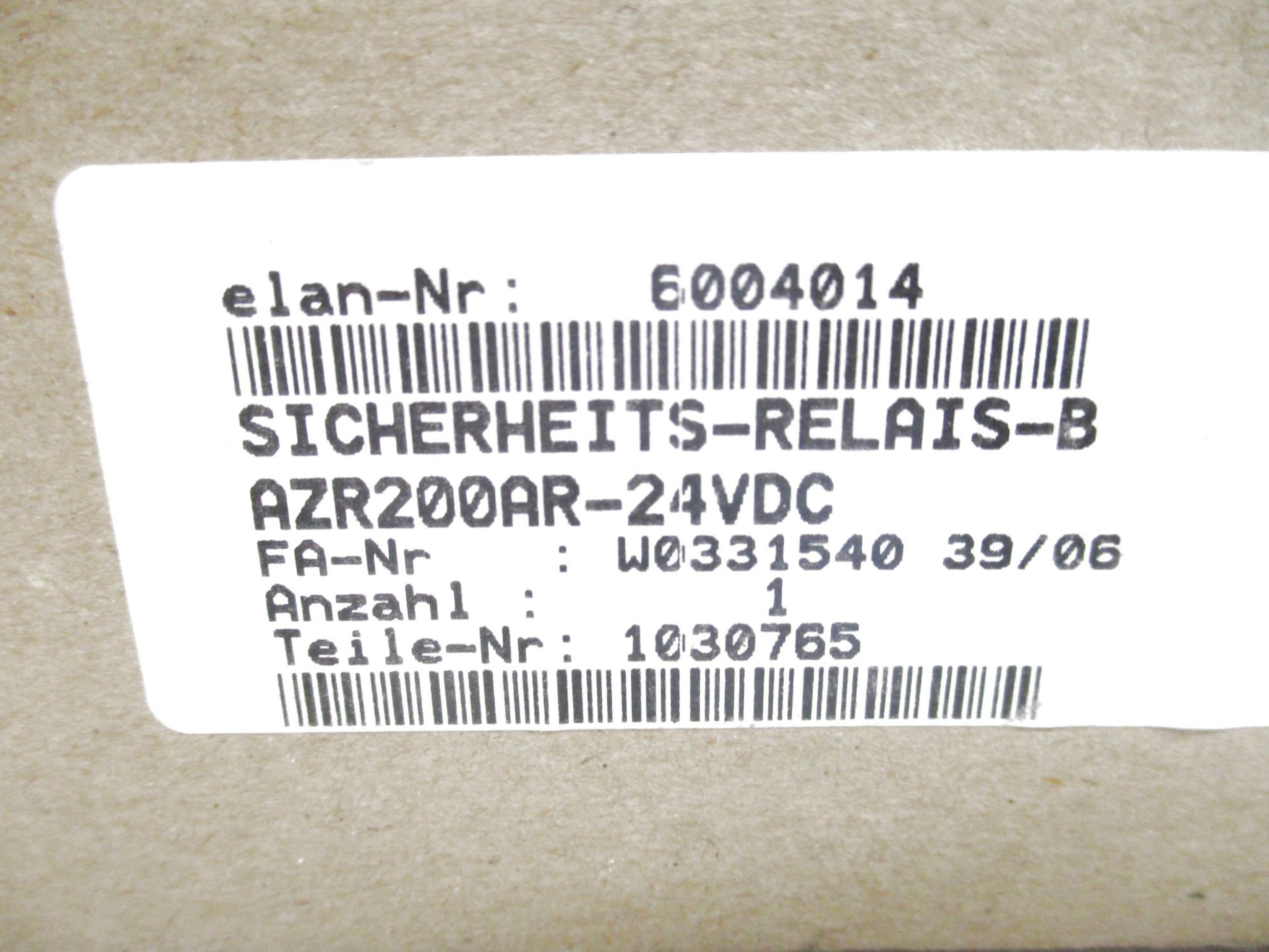 SCHMERAL AZR200AR-24VDC 24VDC 4A NSMP