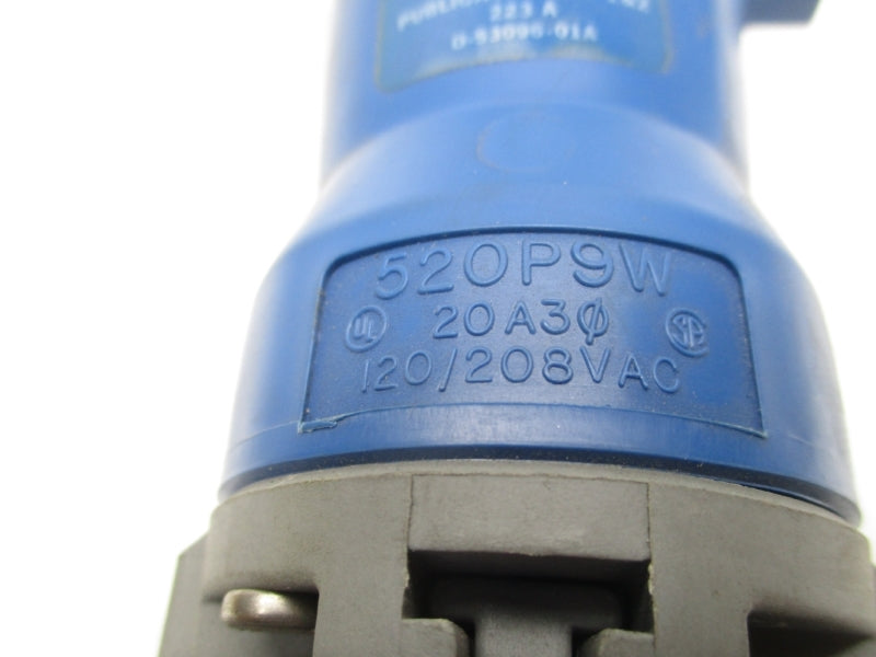HUBBELL 520P9W 120/208VAC, 20A NSMP