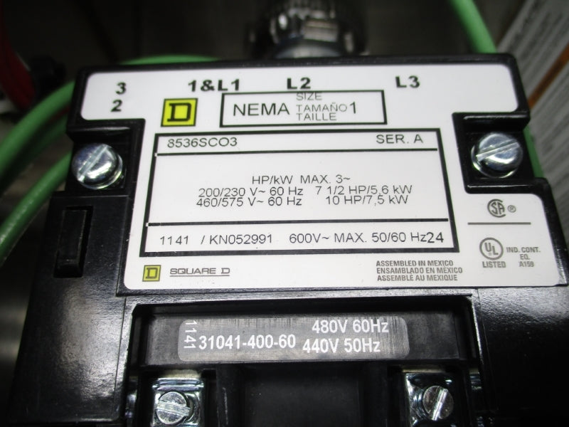 SQUARE D 8536SCW13V06 SER. A 440-480V NSMP
