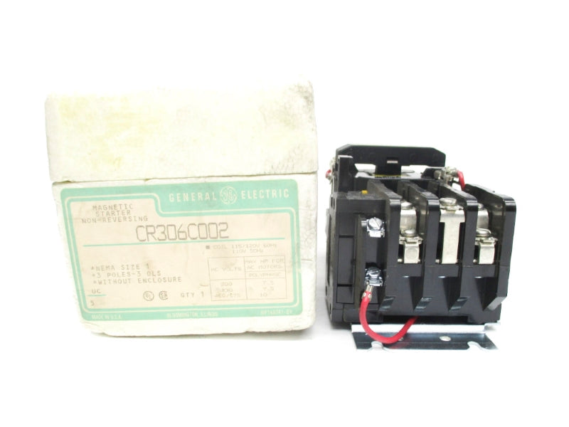 GENERAL ELECTRIC CR306C002 110-120V 27A (AS PICTURED) NSMP