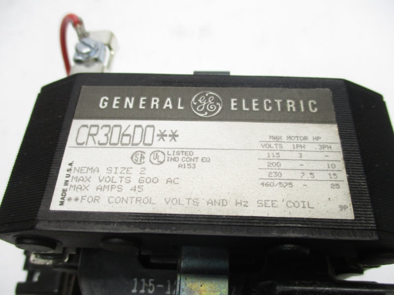GENERAL ELECTRIC CR306D002 120V 45A NSNP