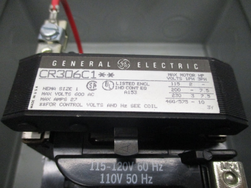 GENERAL ELECTRIC CR306C102 110/115-120V 27A (GR/WH) NSMP