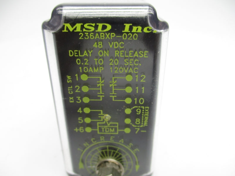 MSD 236ABXP-020 120VAC 10A NSNP