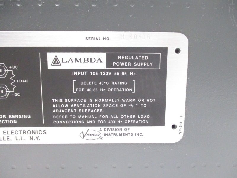 LAMBDA LMG24-OVM-R 105-132V 32A NSNP