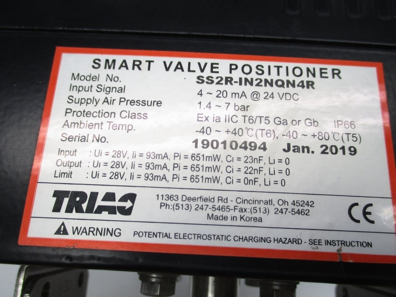 TRIAC SS2R-IN2NQN4R F0065U 24VDC 1.4-7BAR NSNP