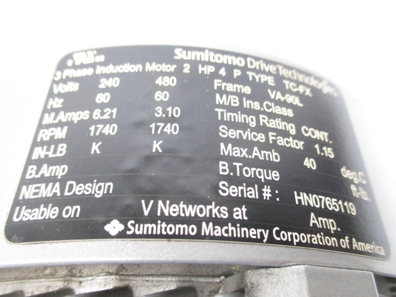 SUMITOMO CNHMS2-6125YB-43 PA197204 240-480V 3.1-6.21A UNMP